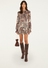 TAPESTRY FLOWERS MINI DRESS