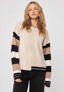 THE REED SWEATER - Birch Stripe