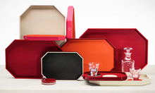 OCTOGONE TRAY LARGE - Red