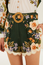 BERRY GARDEN TWILL SHORTS - Green