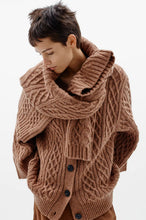 TAIE CARDIGAN - Tobacco Brown