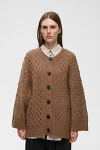 TAIE CARDIGAN - Tobacco Brown