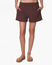 CLOUDSOFT SWEAT SHORT - Chocolate