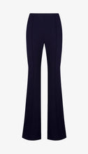 PINTUCK FLARE PANT - Navy