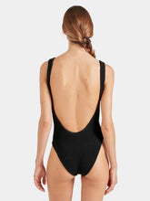 SQUARE NECK SWIM - Black