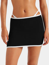 DEVYN SWIMSKIRT - Black/White