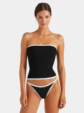 DEVYN SWIMSKIRT - Black/White