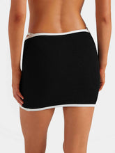 DEVYN SWIMSKIRT - Black/White