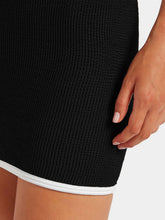 DEVYN SWIMSKIRT - Black/White