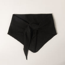 TRIANGLE SCARF - Black