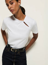 TAYA TWIST TEE - White