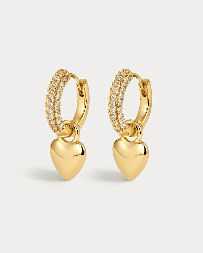 PUFFY HEART HUGIES - Gold