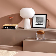 ECRIN LIDDED VESSEL - Large Caramel