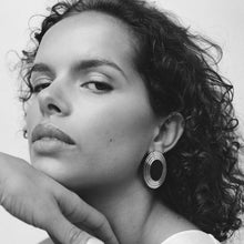 ROWAN EARRINGS - Black/Gold