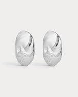 THE GRANADA DISC EARRINGS - Silver