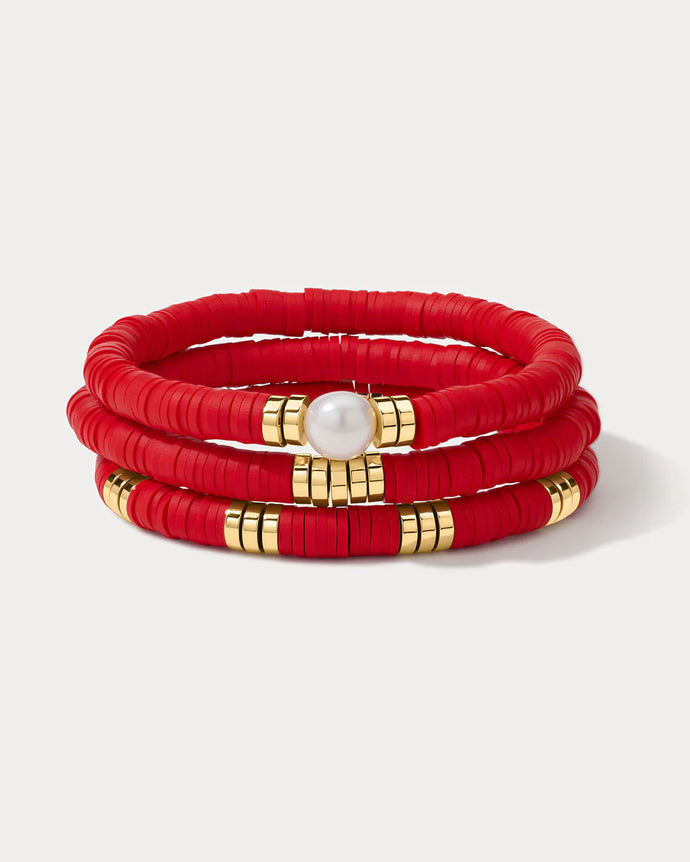 THE SEVILLE PEARL BRACELET - Red