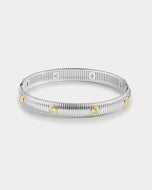 THE GEORGIA RIDGED BANGLE - Silver