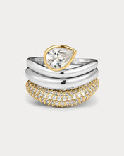 THE MARAIS WAVE RING SET - Silver