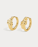 THE MARGAUX KNOT HOOP - Gold
