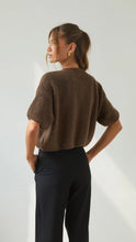 EMME CARDIGAN - Espresso