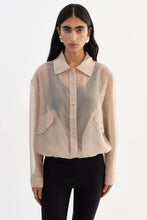VERMA SHEER JACKET - Beige