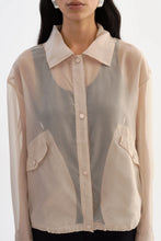 VERMA SHEER JACKET - Beige