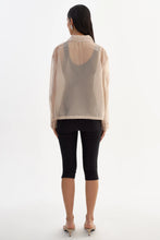 VERMA SHEER JACKET - Beige