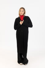 VICKI KNIT COAT - Black