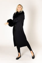 VICKI FUR COAT - Black