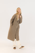 VICTORIA KNIT COAT - Diftwood