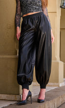 CASSANDRA PANT - Black Vegan Leather