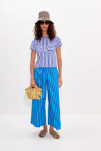 KINI STRIPED TEE - Blue