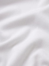 SPORTY V NECK TOP - White