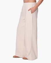 CLOUDSOFT WIDE LEG JOGGER - Bone