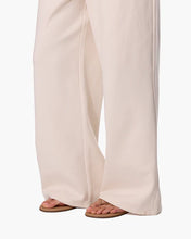 CLOUDSOFT WIDE LEG JOGGER - Bone