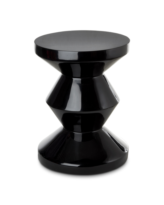 ZIG ZAG STOOL - Black