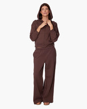 CLOUDSOFT ZIP HOODIE - Chocolate