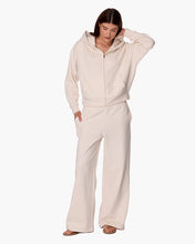 CLOUDSOFT ZIP HOODIE - Bone