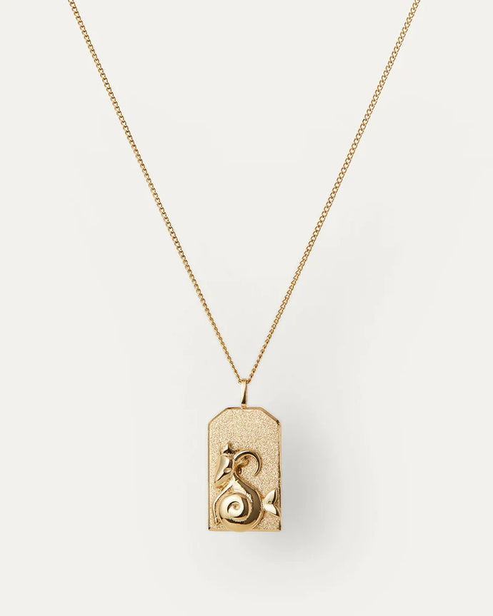 ZODIAC PENDANT NECKLACE - Capricorn