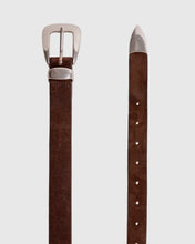 TETRA BELT - Brown/Silver