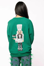 DARK GREEN CAVIAR SERVING NUTCRACKER SWEATSHIRT