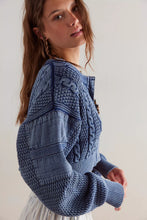 HERITAGE CARDI - Indigo