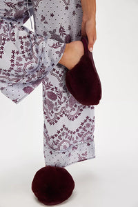 SNOWBALL SLIPPER - Cabernet