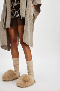SNOWBALL SLIPPER - Taupe