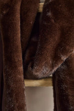 SNOW ANGEL FAUX FUR SCARF - Espresso