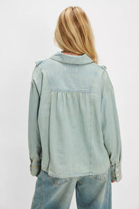 TATTERED & RUFFLED TOP - Vintage Tint