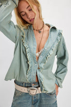 TATTERED & RUFFLED TOP - Vintage Tint