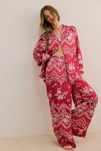 DREAMY DAYS PJ SET - Cherry Combo
