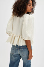 PAMELA BOW TOP - White Alyssum
