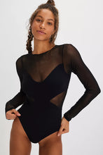 ALL AN ILLUSION BODYSUIT - Black